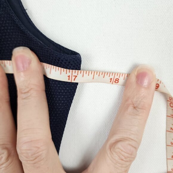 Jones New York A-line Embroidered Top Knit Dress 2 - Picture 5 of 6